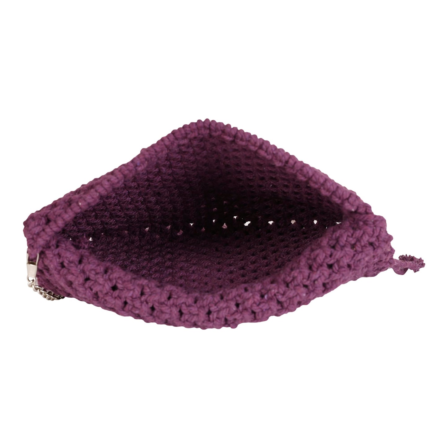 Trend Overseas Women Handwoven Crochet Macrame Cotton Rope Handbag - Lightweight, Adjustable and Detachable Strap, Perfect for Teenagers and Kids