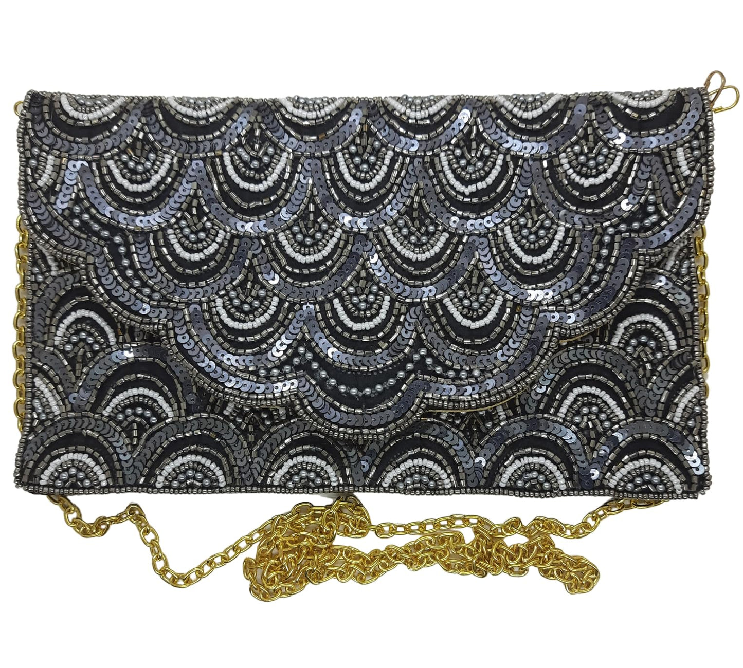 Trend Overseas Acrylic Beaded Wedding Boho Clutch bag Bohemian bag Evening Bag Ladies Purse Handbag Party Envelope Clutch Embroidered clutch