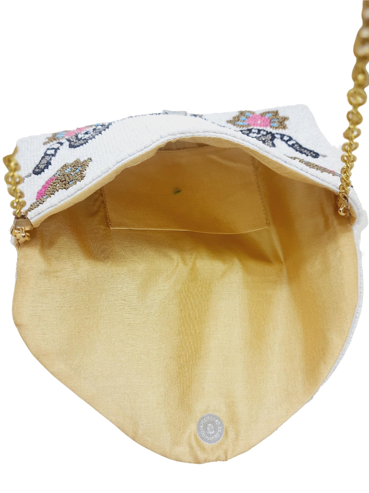 Trend Overseas Acrylic Beaded Wedding Boho Clutch bag Bohemian bag Evening Bag Ladies Purse Handbag Party Envelope Clutch Embroidered clutch