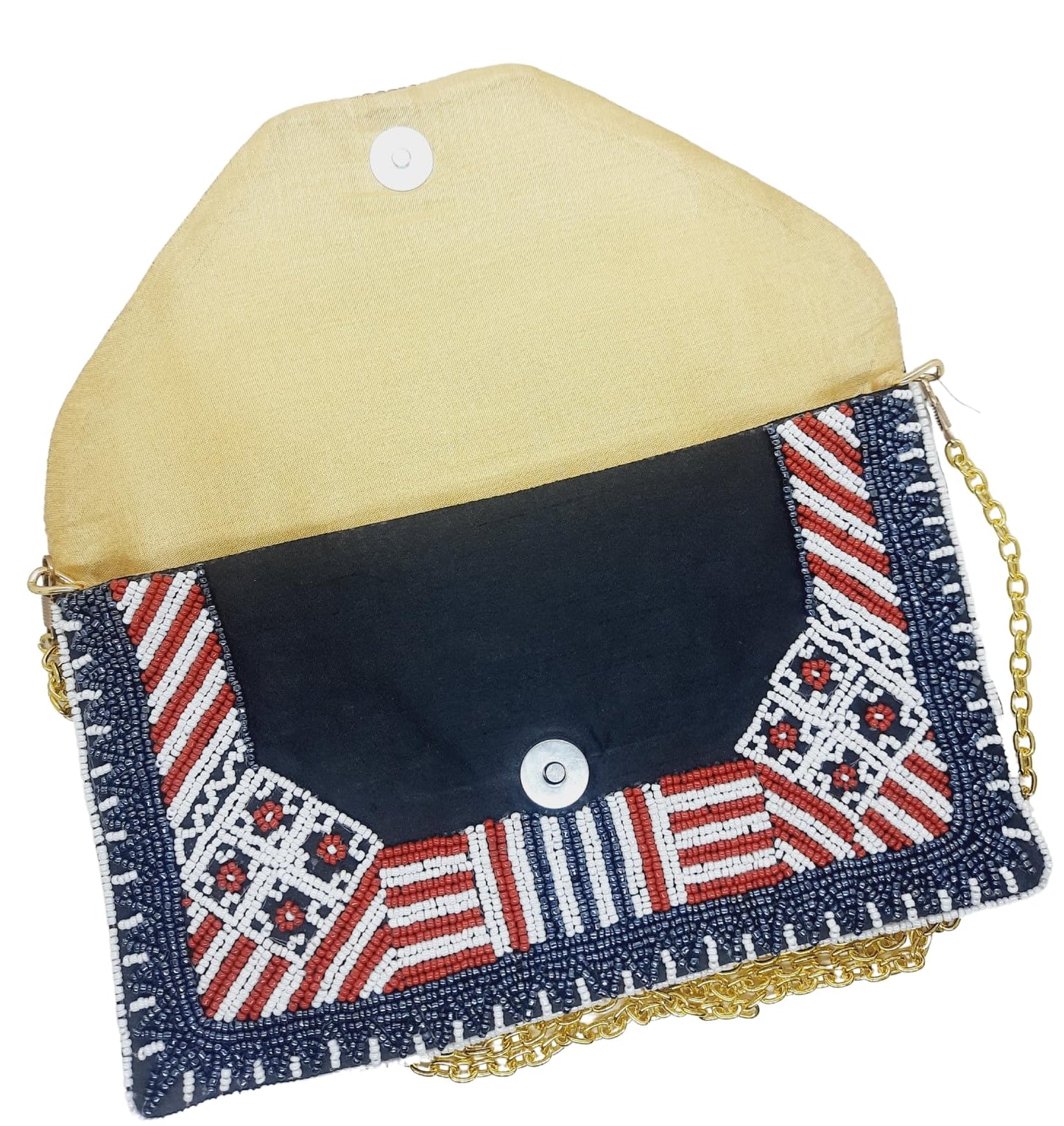 Trend Overseas Acrylic Beaded Wedding Boho Clutch bag Bohemian bag Evening Bag Ladies Purse Handbag Party Envelope Clutch Embroidered clutch