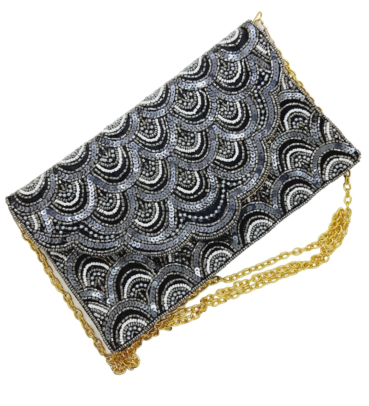 Trend Overseas Acrylic Beaded Wedding Boho Clutch bag Bohemian bag Evening Bag Ladies Purse Handbag Party Envelope Clutch Embroidered clutch