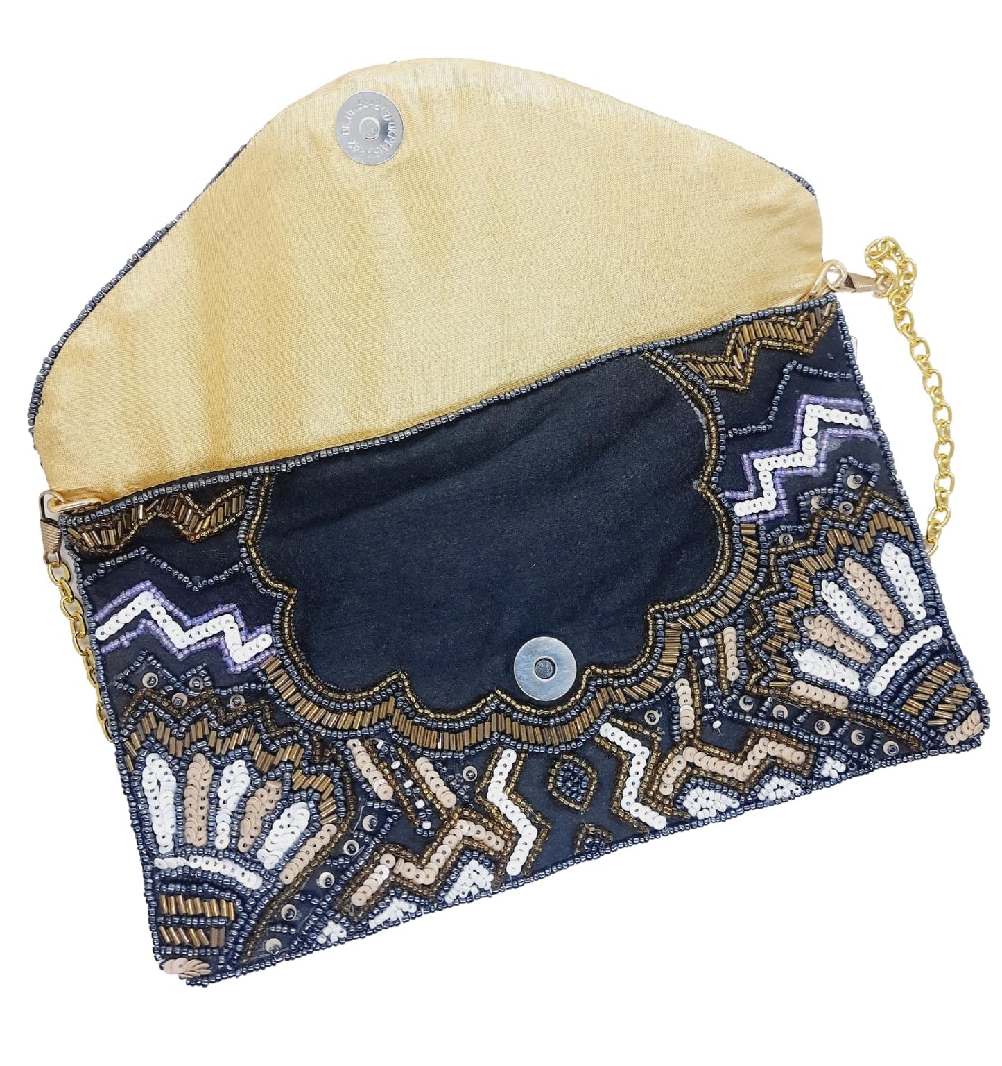 Trend Overseas Acrylic Beaded Wedding Boho Clutch bag Bohemian bag Evening Bag Ladies Purse Handbag Party Envelope Clutch Embroidered clutch