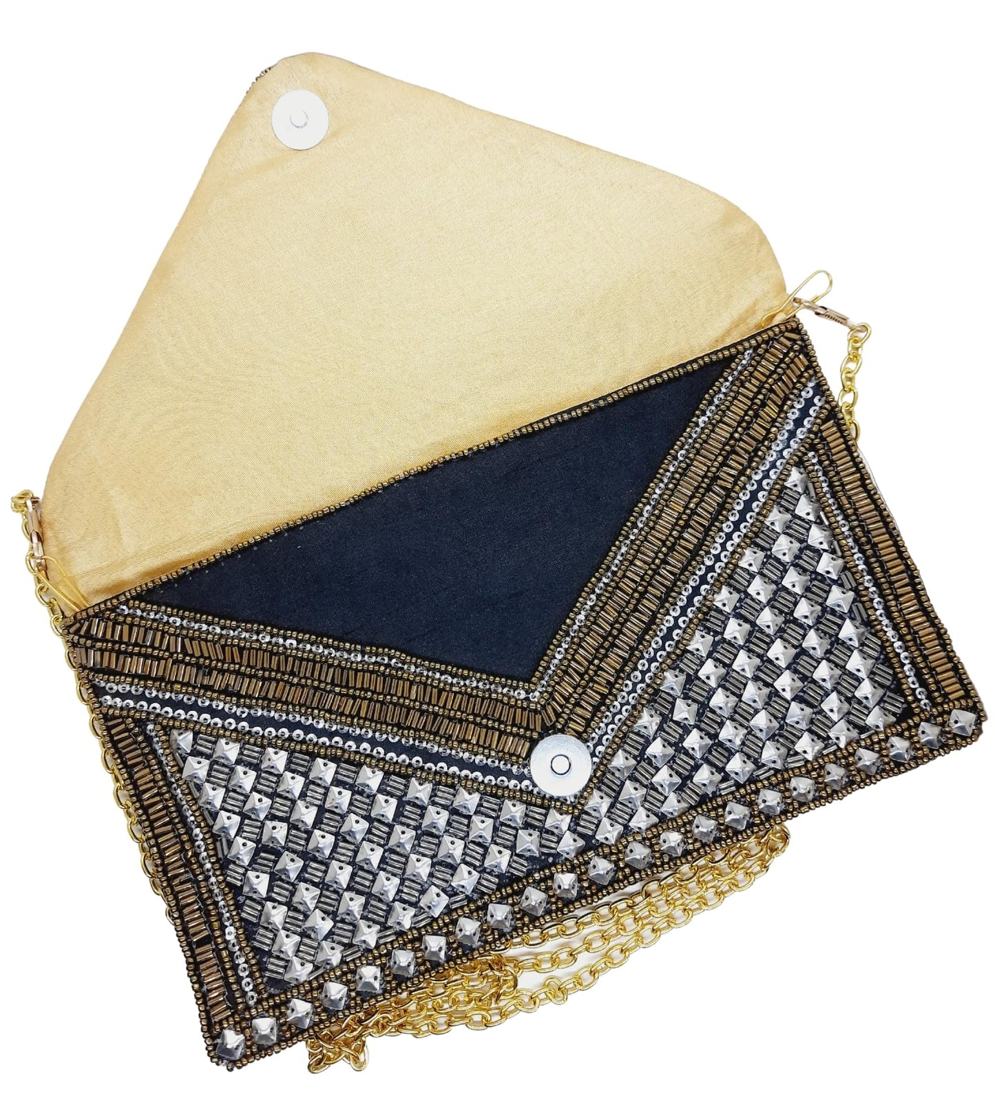 Trend Overseas Acrylic Beaded Wedding Boho Clutch bag Bohemian bag Evening Bag Ladies Purse Handbag Party Envelope Clutch Embroidered clutch