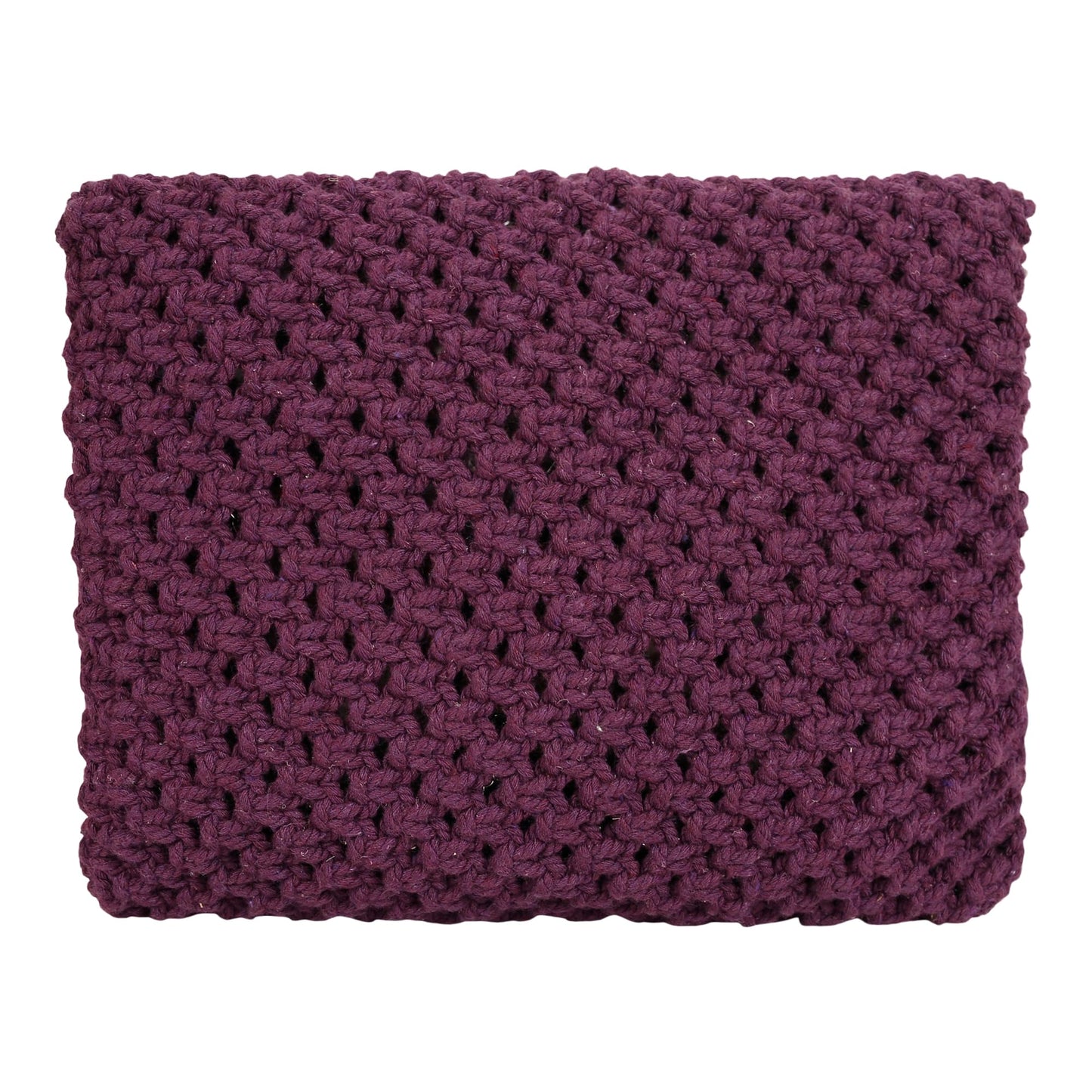 Trend Overseas Women Handwoven Crochet Macrame Cotton Rope Handbag - Lightweight, Adjustable and Detachable Strap, Perfect for Teenagers and Kids