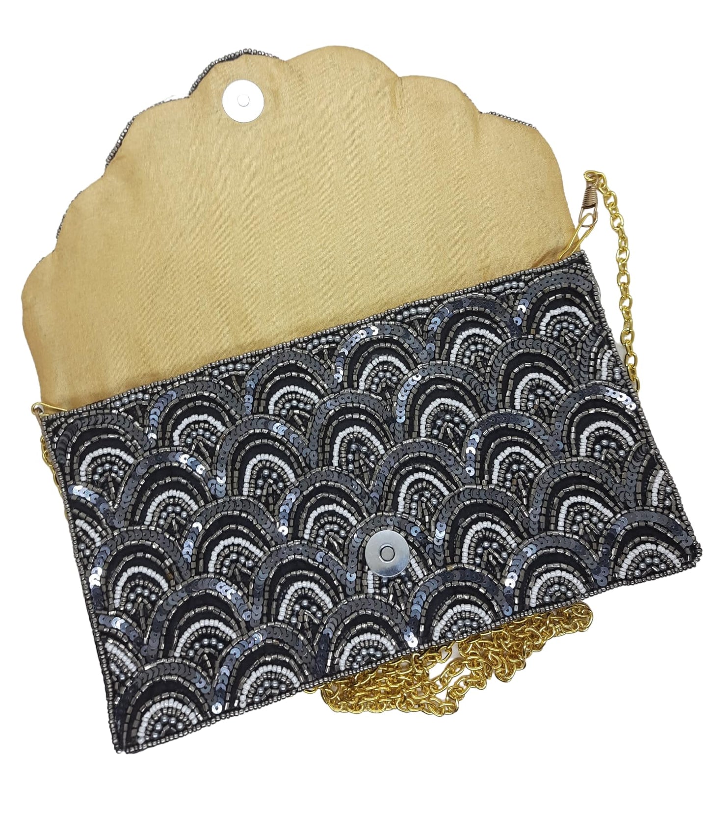 Trend Overseas Acrylic Beaded Wedding Boho Clutch bag Bohemian bag Evening Bag Ladies Purse Handbag Party Envelope Clutch Embroidered clutch