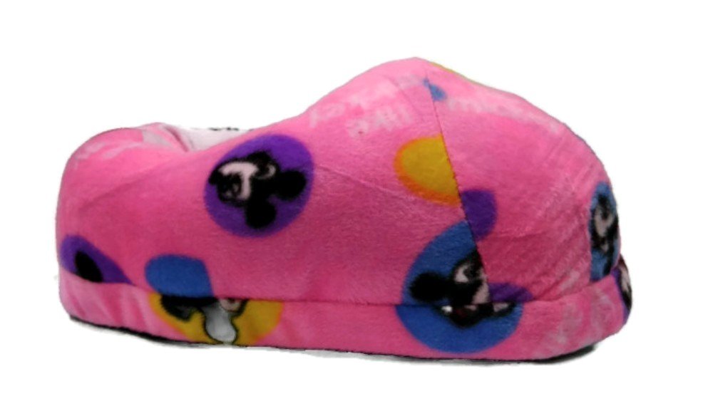 Trend Overseas Women's Pink Emoji Winter Slipper Warm Shoes- Free Size