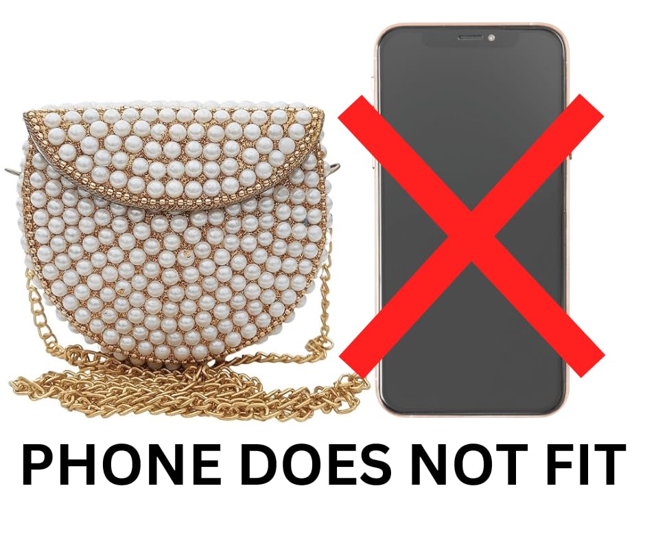Trend Overseas Pearl beaded bag ethnic Small Size Metal Bag Coin Purse kids Bag party clutch