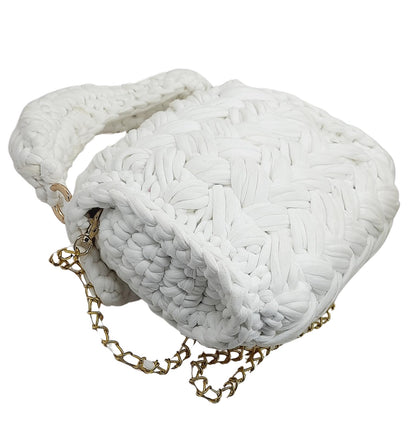 Trend Overseas T-shirt Cotton Yarn handbag Luxury crochet purse Sling bag evening bags luxury handbag