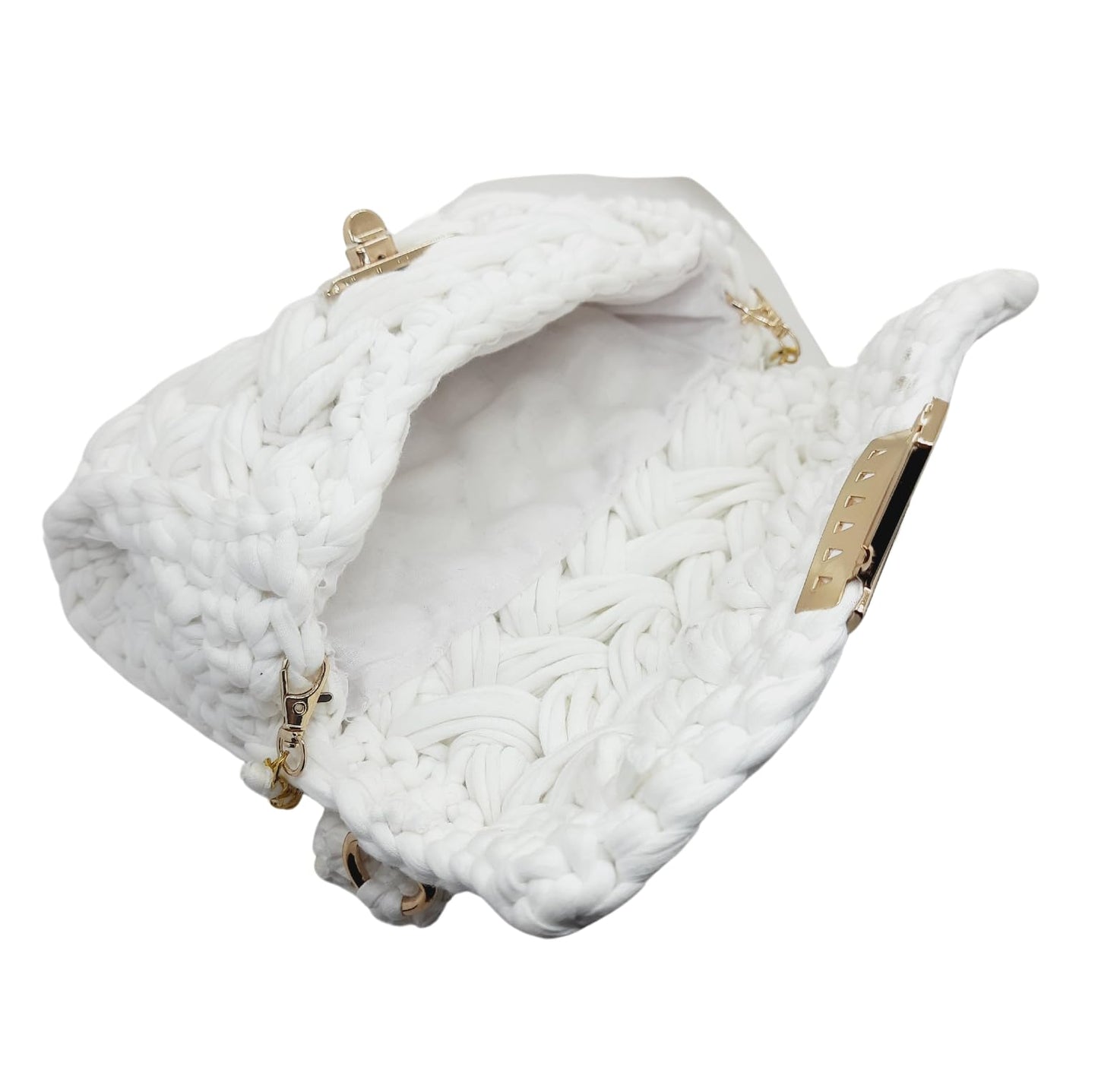 Trend Overseas T-shirt Cotton Yarn handbag Luxury crochet purse Sling bag evening bags luxury handbag