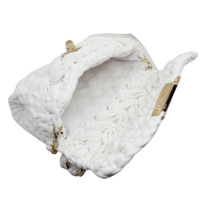Trend Overseas T-shirt Cotton Yarn handbag Luxury crochet purse Sling bag evening bags luxury handbag