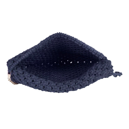 Trend Overseas Women Handwoven Crochet Macrame Cotton Rope Handbag - Lightweight, Adjustable and Detachable Strap, Perfect for Teenagers and Kids