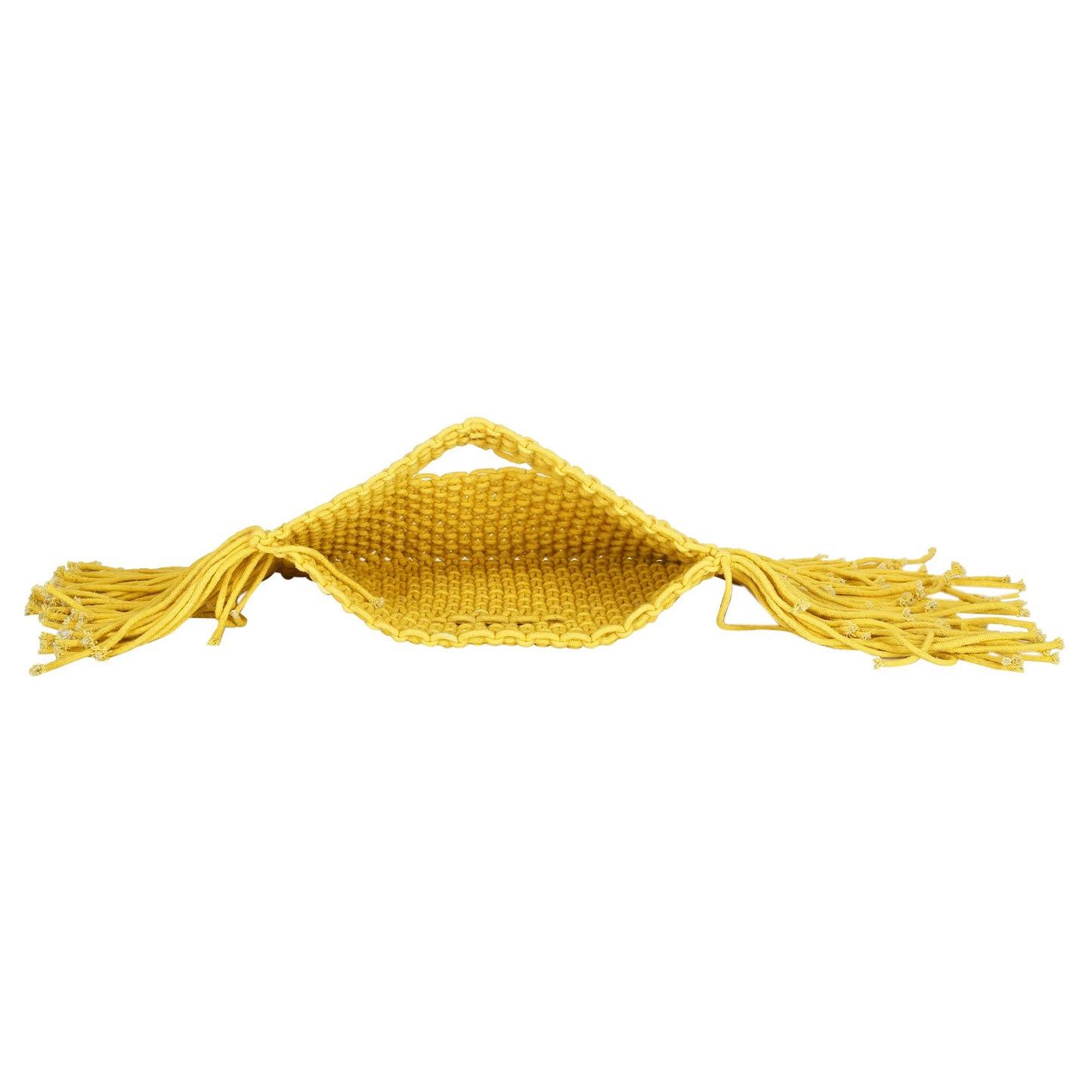 Trend Overseas Handwoven Women/Girl Women's Handmade Macrame Bags, Off White