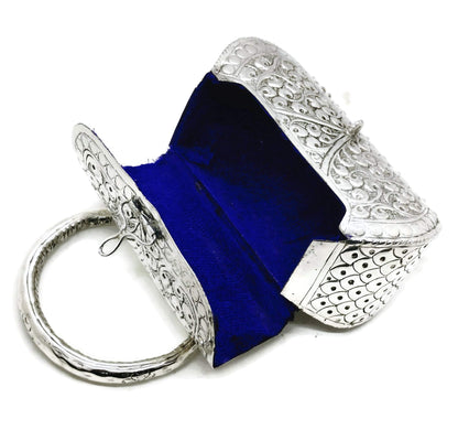 Trend Overseas Girls/Women Small Size Handle Clutch Brass metal bag Ethnic clutch
