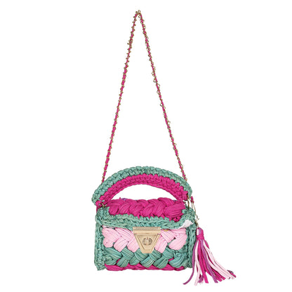 Trend Overseas T-shirt Cotton Yarn handbag Luxury crochet purse Sling bag evening bags luxury handbag