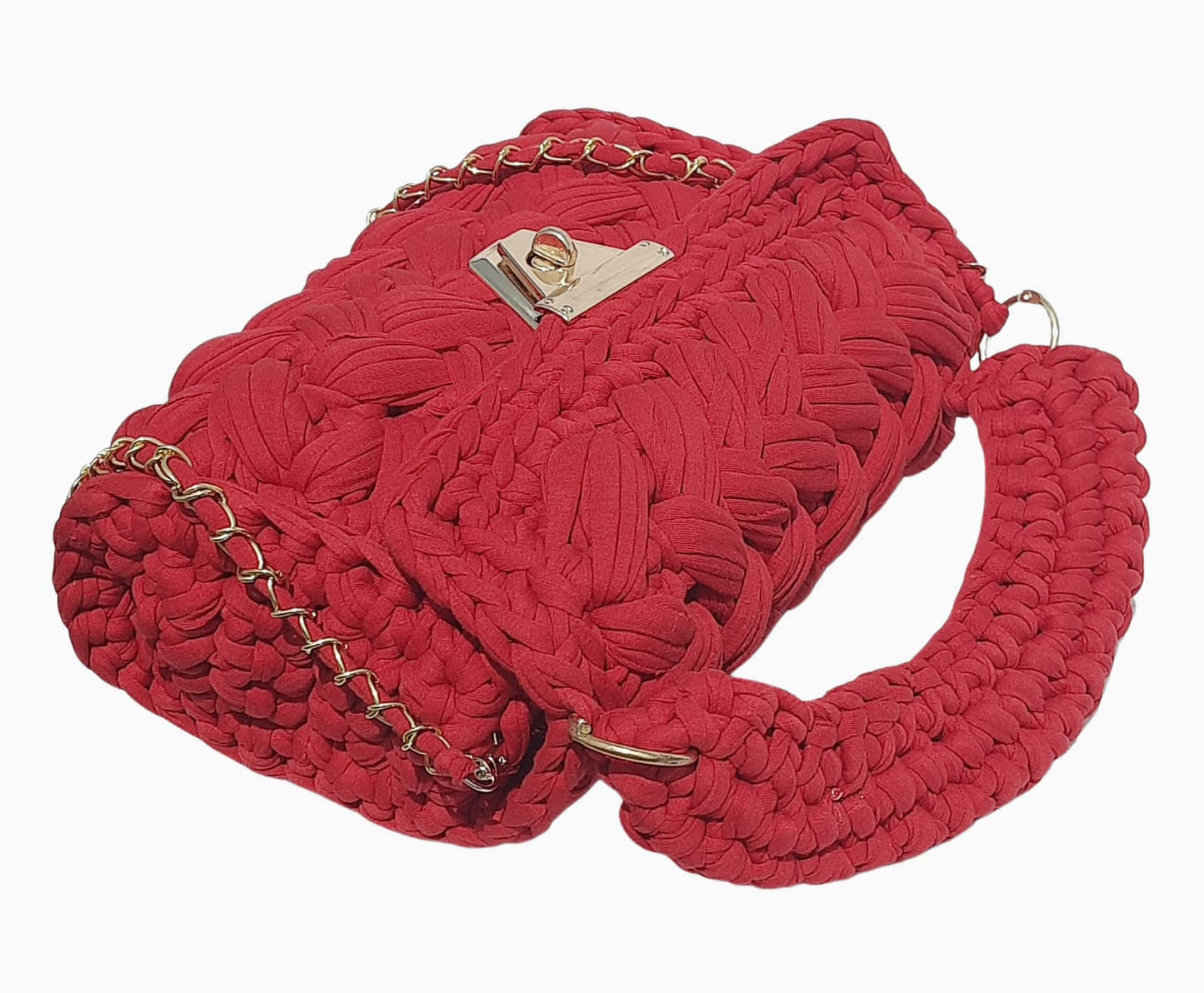 Trend Overseas T-shirt Cotton Yarn handbag Luxury crochet purse Sling bag evening bags luxury handbag