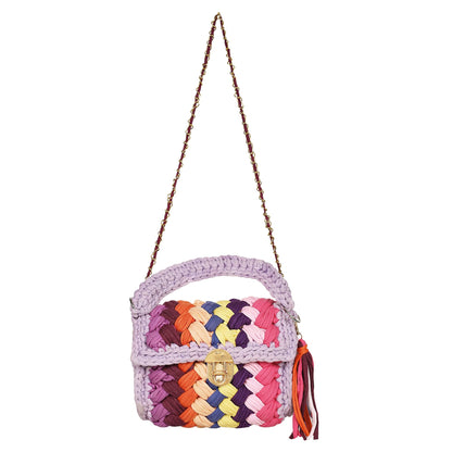 Trend Overseas T-shirt Cotton Yarn handbag Luxury crochet purse Sling bag evening bags luxury handbag