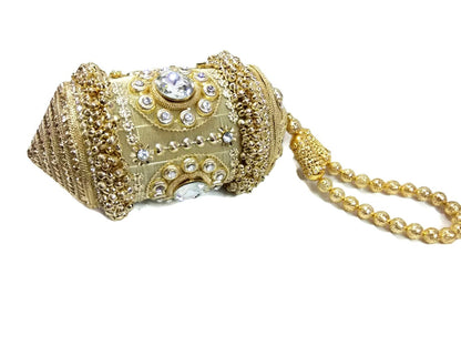 Trend Overseas Golden Round Handle clutch