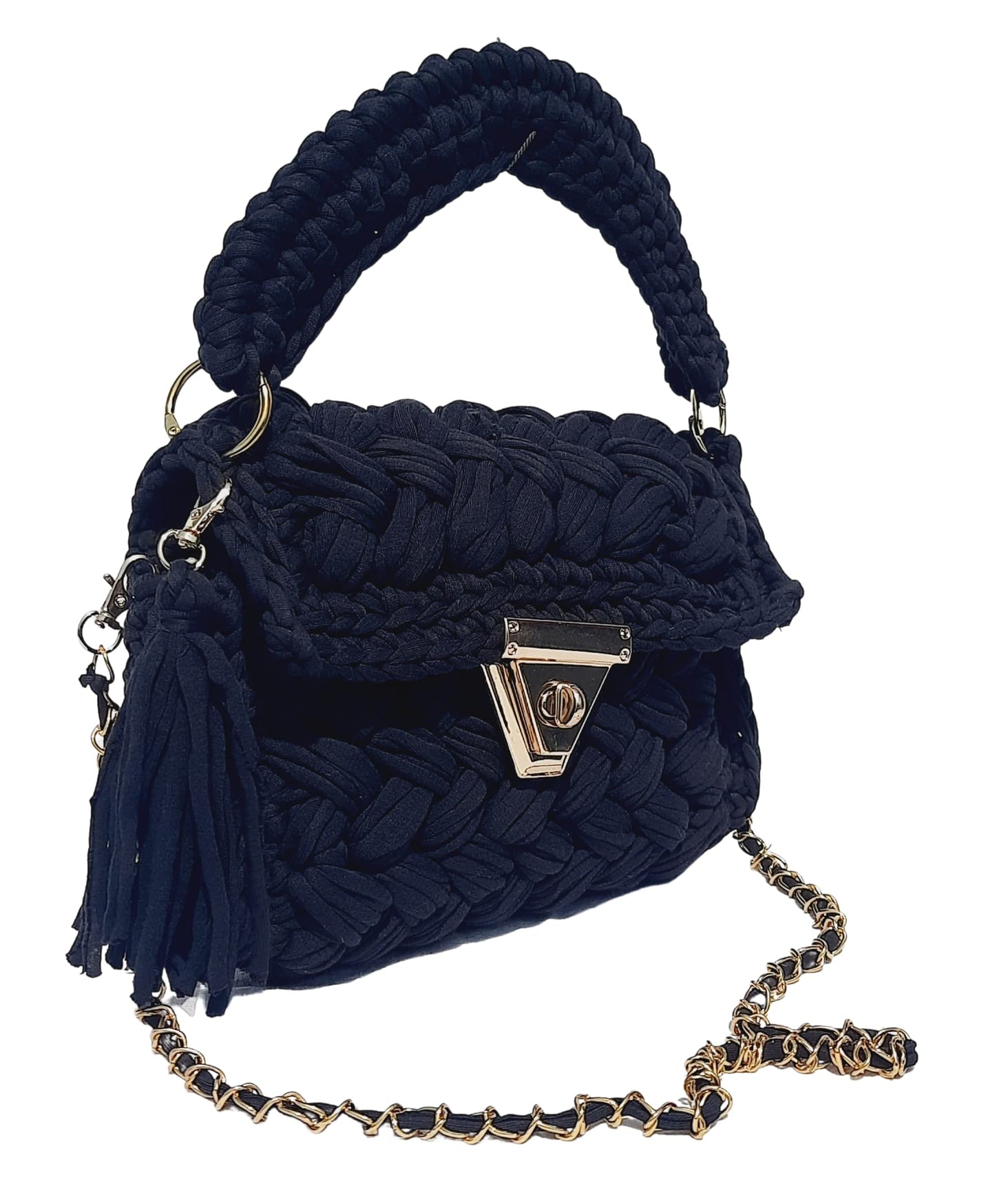 Trend Overseas T-shirt Cotton Yarn handbag Luxury crochet purse Sling bag evening bags luxury handbag