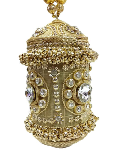 Trend Overseas Golden Round Handle clutch