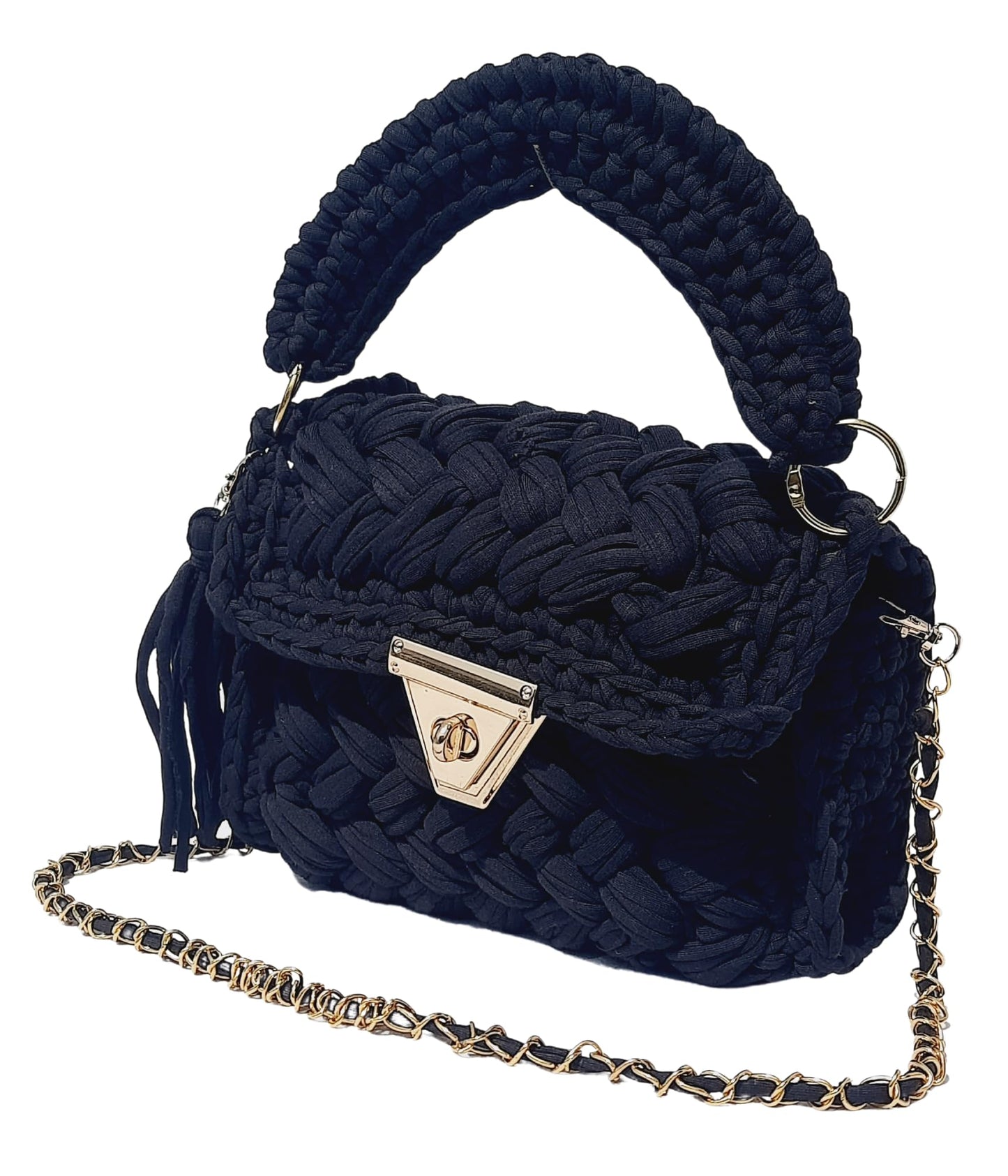Trend Overseas T-shirt Cotton Yarn handbag Luxury crochet purse Sling bag evening bags luxury handbag