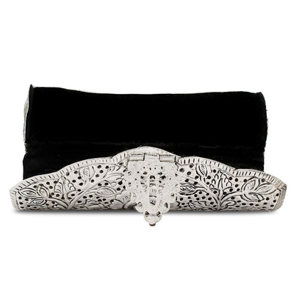 Trend Overseas Bridal Women's Antique Brass Purse Ethnic Handmade Metal Clutch Bag