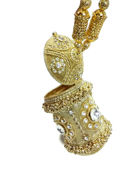 Trend Overseas Golden Round Handle clutch