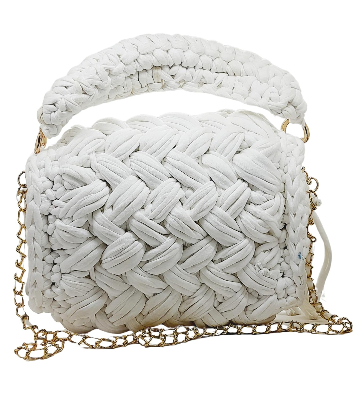 Trend Overseas T-shirt Cotton Yarn handbag Luxury crochet purse Sling bag evening bags luxury handbag