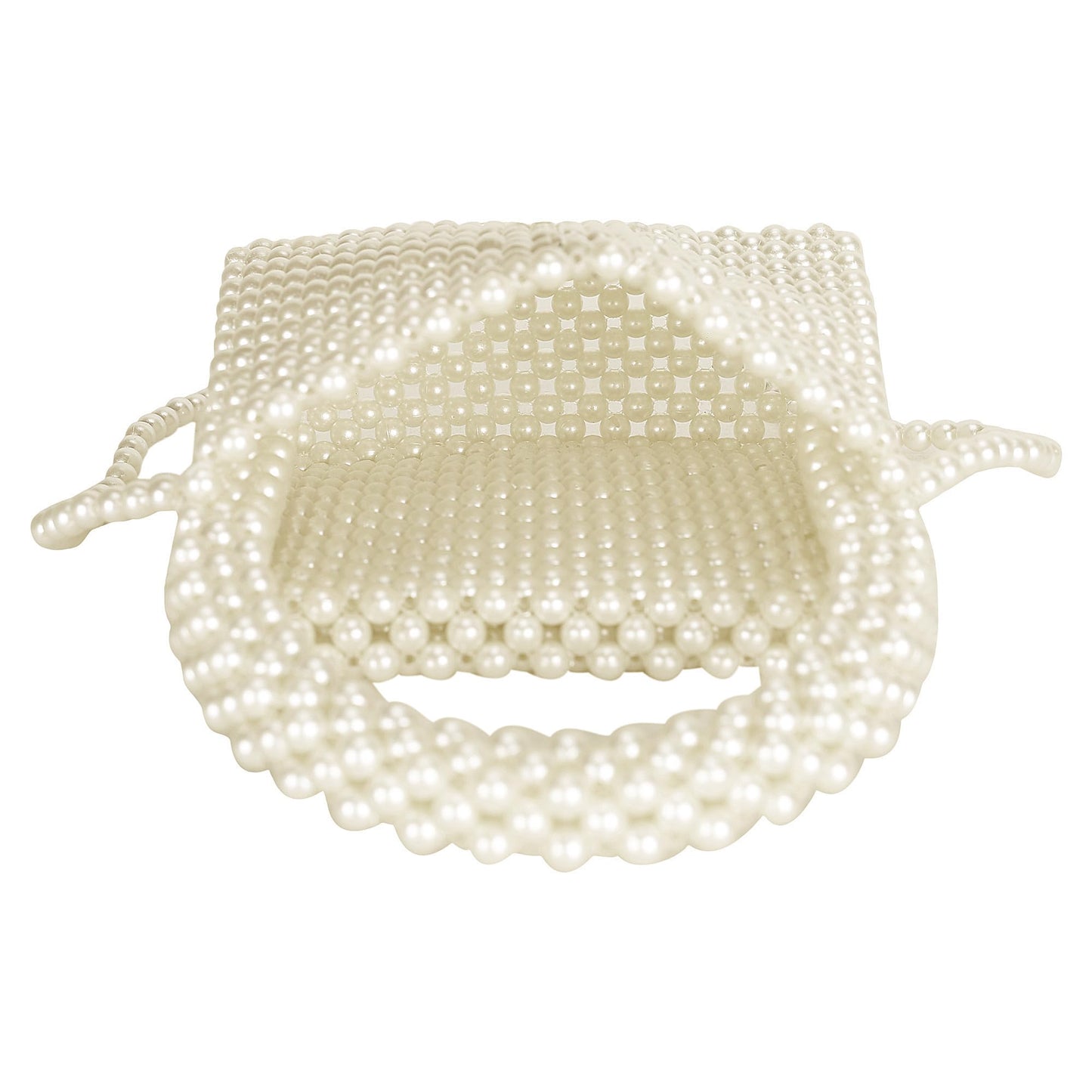 Trend Overseas Handmade White/Ivory Pearl Beaded Sling Bags For Women/Stylish Handbags For Girls/Latest Trendy Pearl Tote Bag
