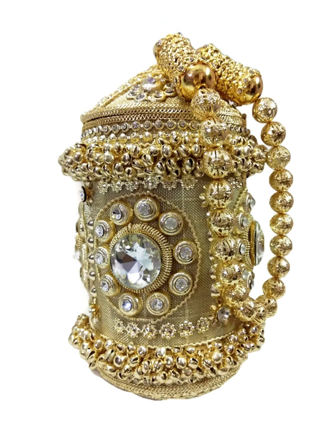 Trend Overseas Golden Round Handle clutch