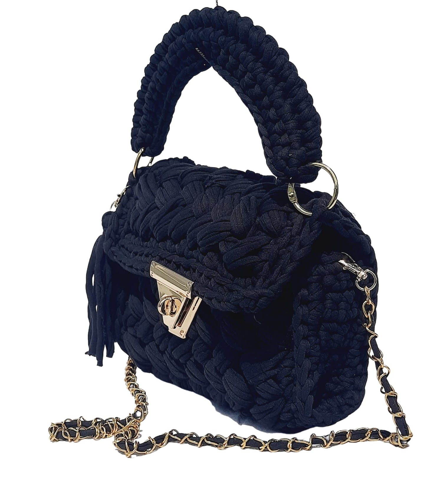 Trend Overseas T-shirt Cotton Yarn handbag Luxury crochet purse Sling bag evening bags luxury handbag