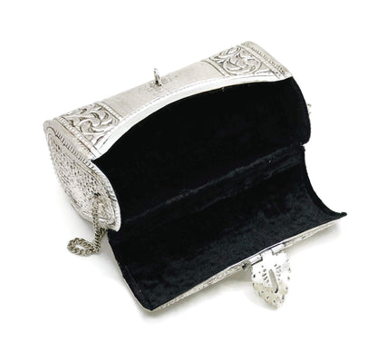 Trend Overseas women gift bridal bag Brass Metal Clutch Sling Bag Indian Ethnic Antique clutch
