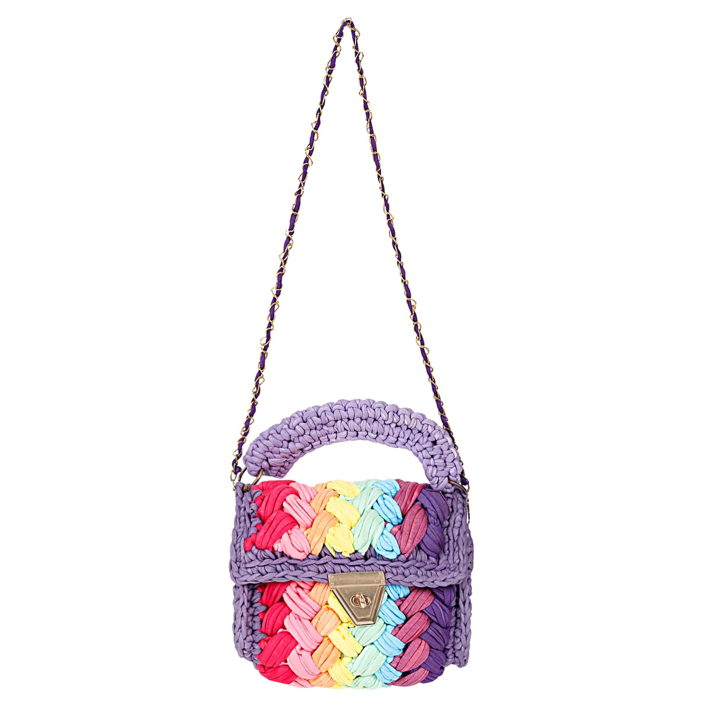 Trend Overseas T-shirt Cotton Yarn handbag Luxury crochet purse Sling bag evening bags luxury handbag