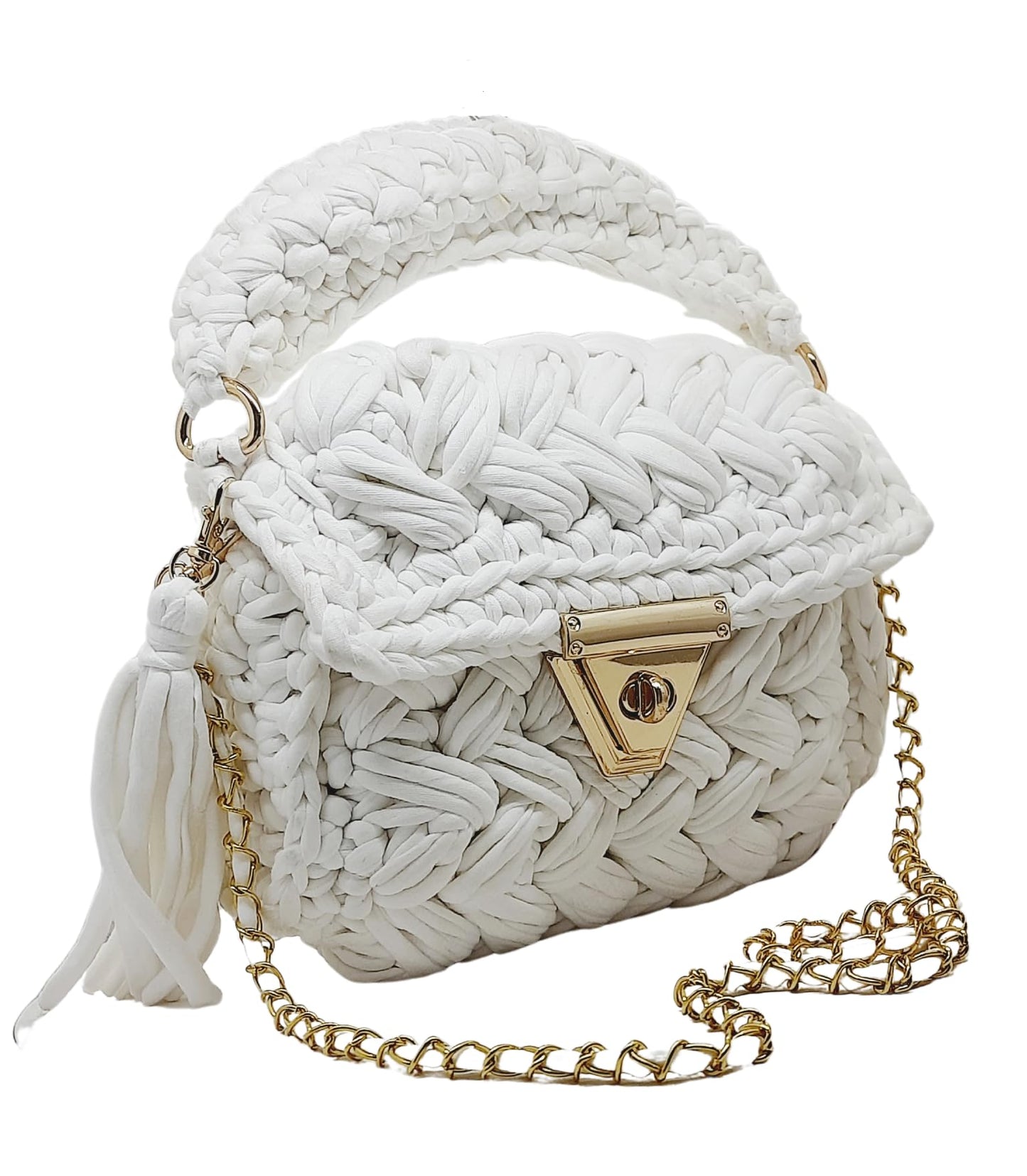 Trend Overseas T-shirt Cotton Yarn handbag Luxury crochet purse Sling bag evening bags luxury handbag