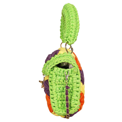 Trend Overseas T-shirt Cotton Yarn handbag Luxury crochet purse Sling bag evening bags luxury handbag
