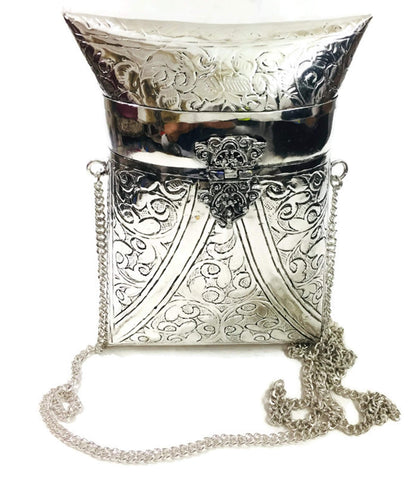 Trend Overseas Cell Phone Purse Brass Purse antique Ethnic clutch evening clutch shoulder handbag Small Crossbody Bag Bridal Party bag