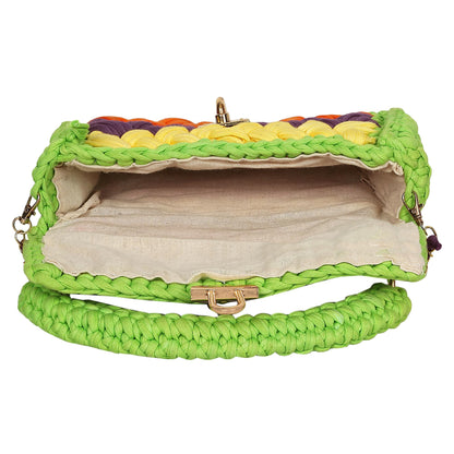 Trend Overseas T-shirt Cotton Yarn handbag Luxury crochet purse Sling bag evening bags luxury handbag
