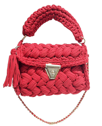 Trend Overseas T-shirt Cotton Yarn handbag Luxury crochet purse Sling bag evening bags luxury handbag