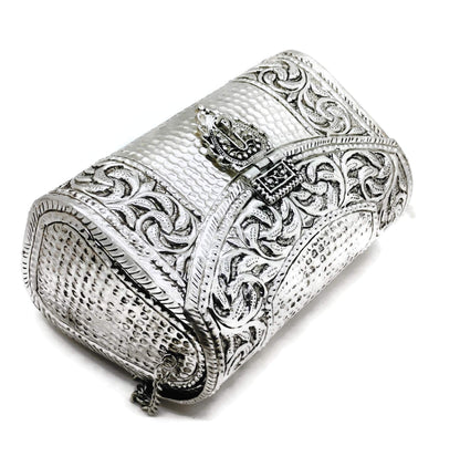 Trend Overseas women gift bridal bag Brass Metal Clutch Sling Bag Indian Ethnic Antique clutch