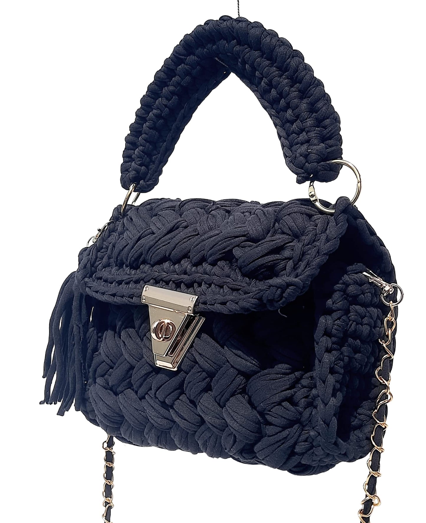 Trend Overseas T-shirt Cotton Yarn handbag Luxury crochet purse Sling bag evening bags luxury handbag