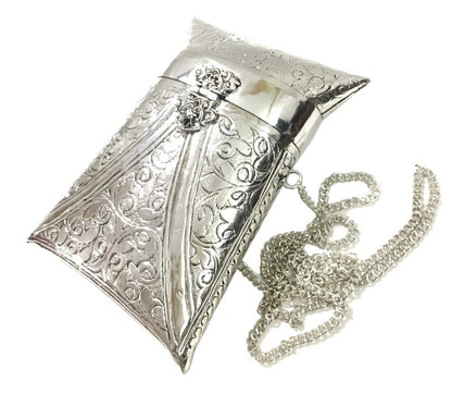 Trend Overseas Cell Phone Purse Brass Purse antique Ethnic clutch evening clutch shoulder handbag Small Crossbody Bag Bridal Party bag