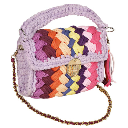Trend Overseas T-shirt Cotton Yarn handbag Luxury crochet purse Sling bag evening bags luxury handbag