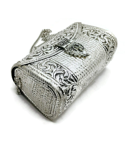 Trend Overseas women gift bridal bag Brass Metal Clutch Sling Bag Indian Ethnic Antique clutch