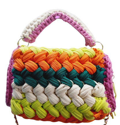 Trend Overseas T-shirt Cotton Yarn handbag Luxury crochet purse Sling bag evening bags luxury handbag
