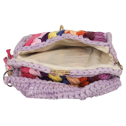 Trend Overseas T-shirt Cotton Yarn handbag Luxury crochet purse Sling bag evening bags luxury handbag
