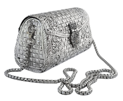 Trend Overseas women gift bridal bag Brass Metal Clutch Sling Bag Indian Ethnic Antique clutch