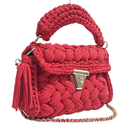 Trend Overseas T-shirt Cotton Yarn handbag Luxury crochet purse Sling bag evening bags luxury handbag