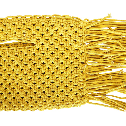 Trend Overseas Handwoven Women/Girl Women's Handmade Macrame Bags, Off White