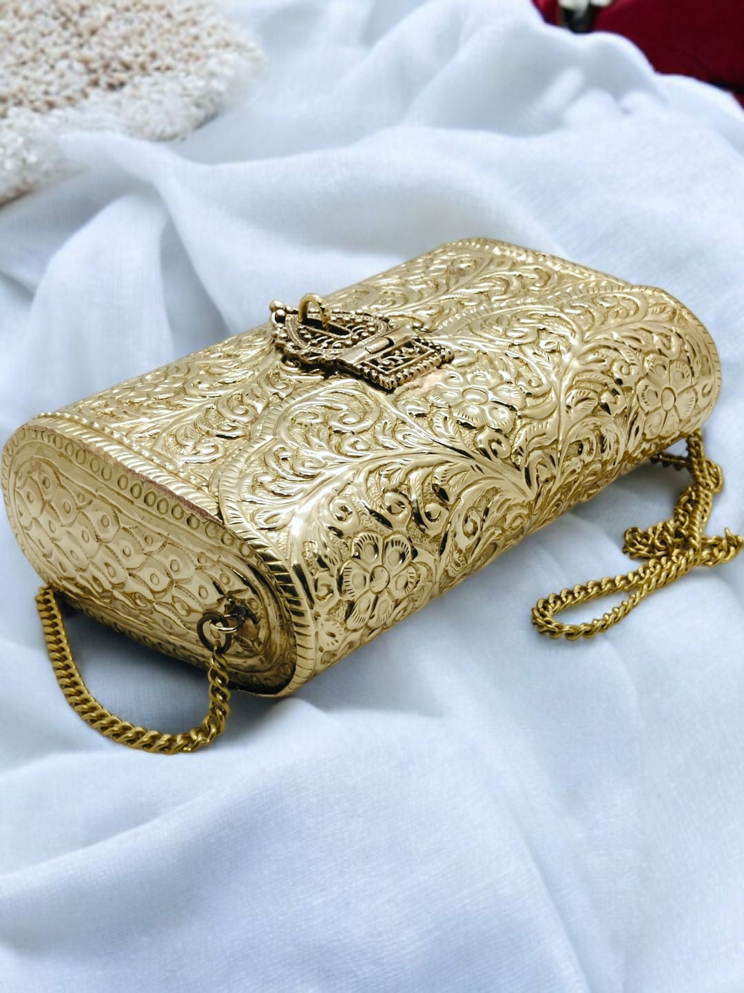 Trend Overseas Brass Metal Bag Purse Vintage Style Brass Purse antique clutch Ethnic clutch Handmade Women metal clutch Bag